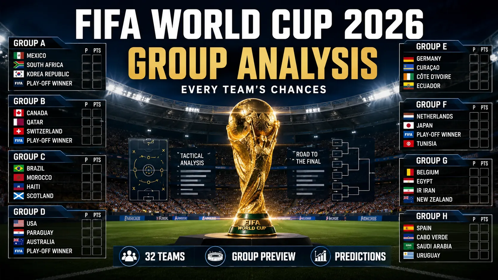 FIFA World Cup 2026 Complete Analysis of Every Group & Team Chances