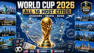 FIFA World Cup 2026 Host City Guide – All 16 Cities, Stadiums & Travel Tips