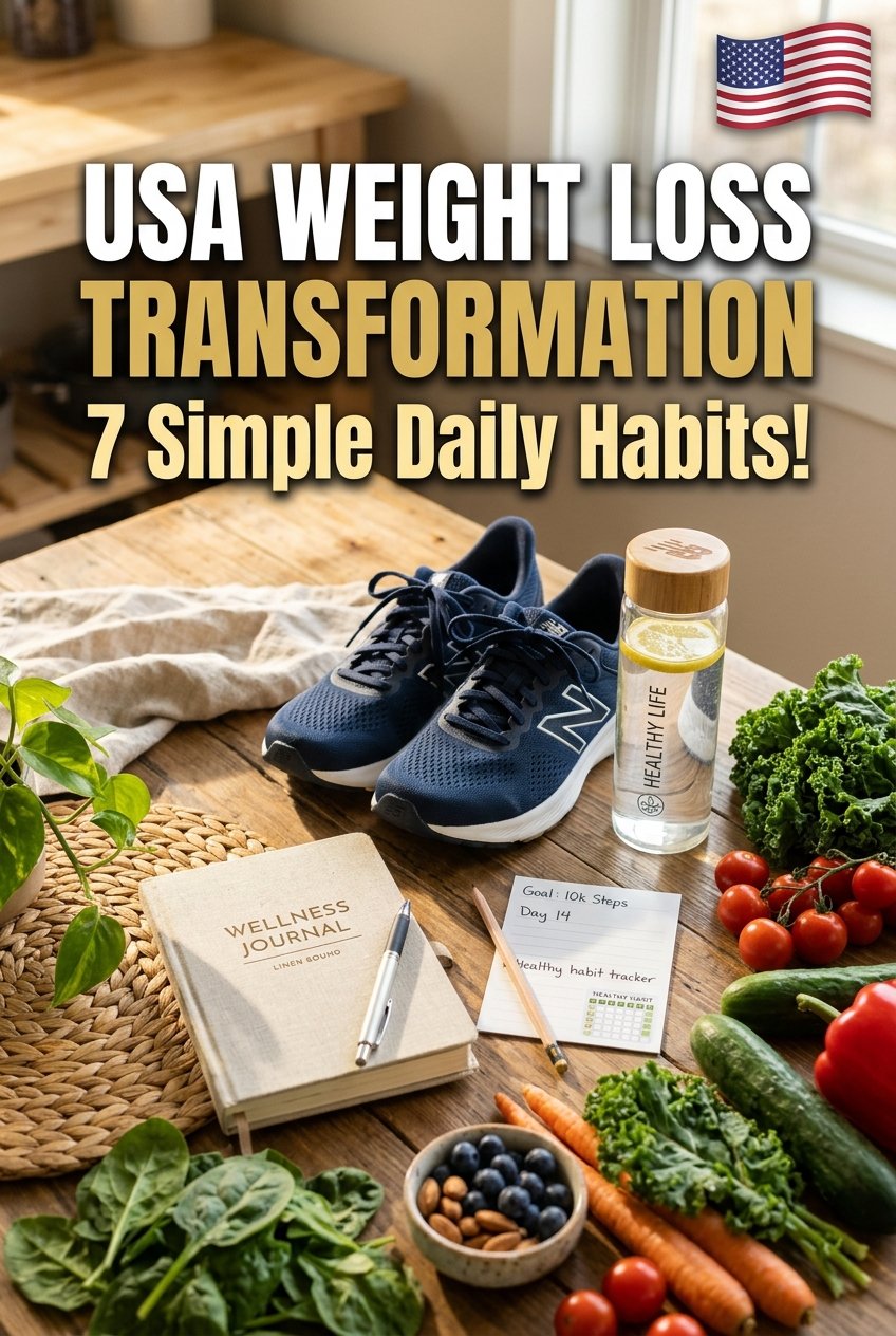 USA Weight Loss Transformation: 7 Simple Daily Habits That Actually Work