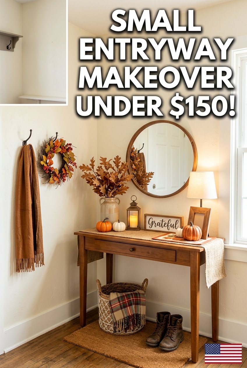Small Entryway Makeover Ideas for USA Homes Under $150