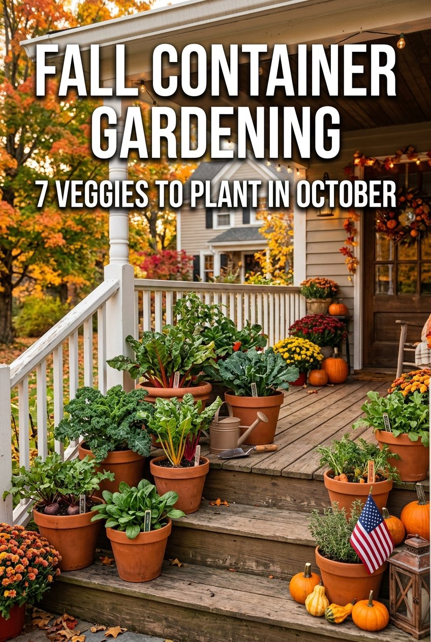 USA Fall Container Gardening: 7 Vegetables You Can Still Plant in October