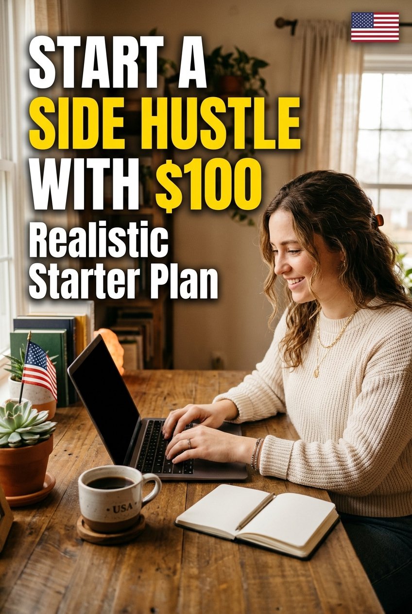 How to Start a Side Hustle With $100: A Realistic USA Starter Plan