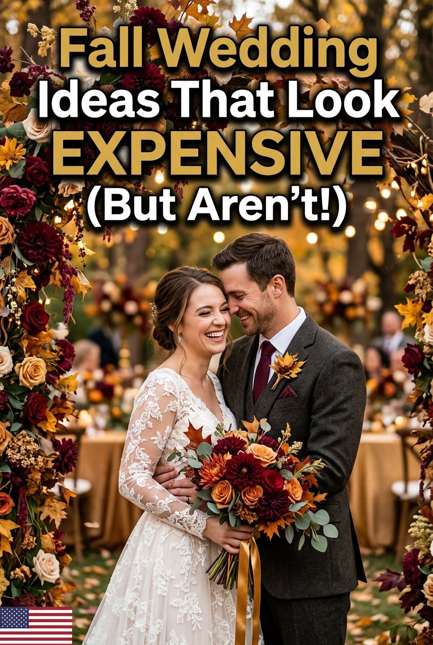 15 Affordable Fall Wedding Ideas in the USA That Look Expensive